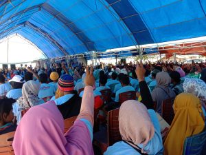 Raih Perhatian Ribuan Masyarakat, Kampanye ASR-Hugua di Mawasangka Timur Penuh Antusias